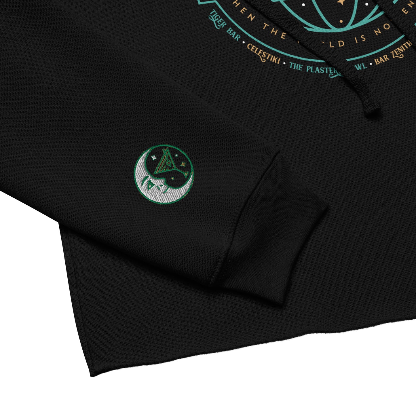 Drink Around The Universe - Crop Hoodie