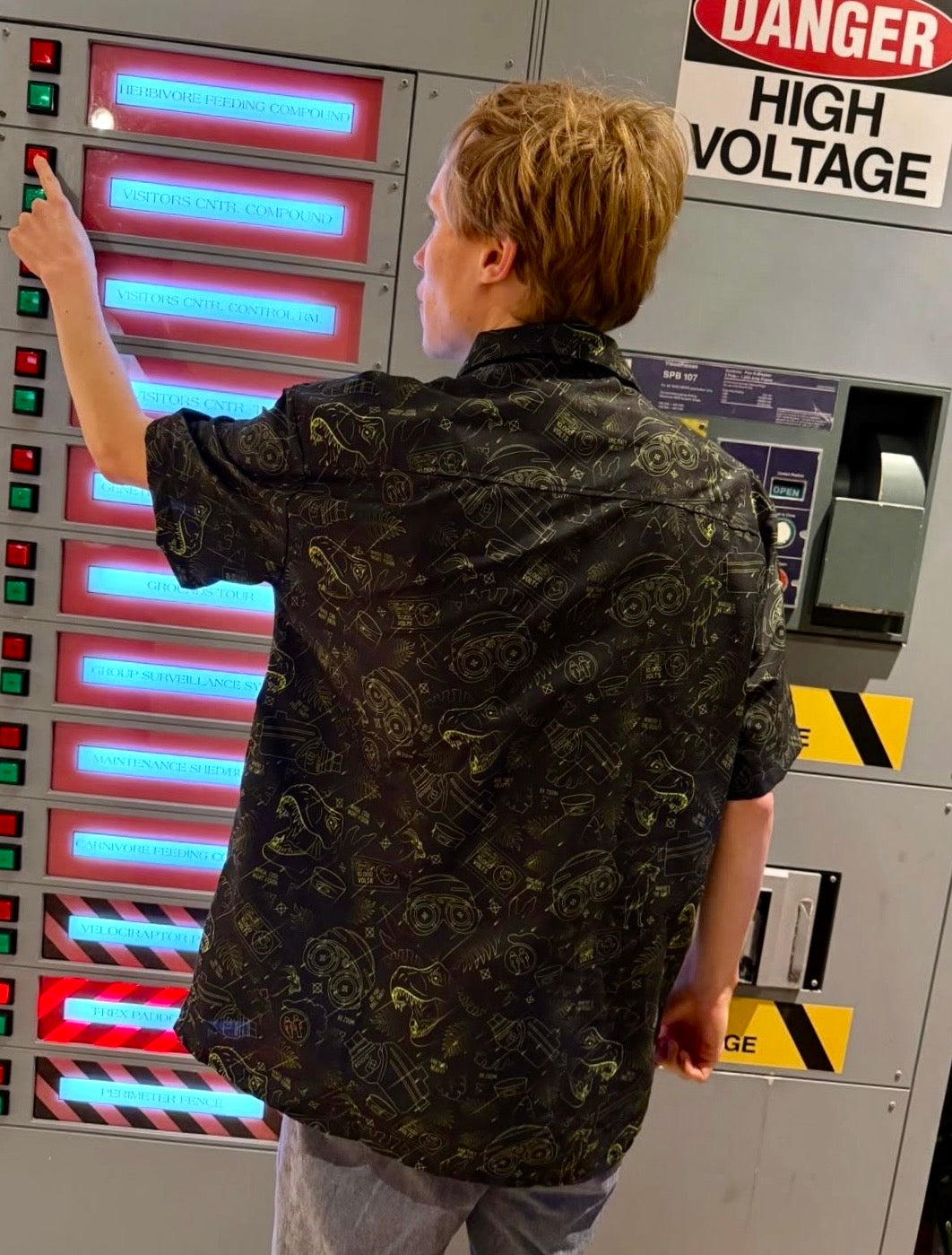 Oh Cool, Night Vision Unisex Button-Up