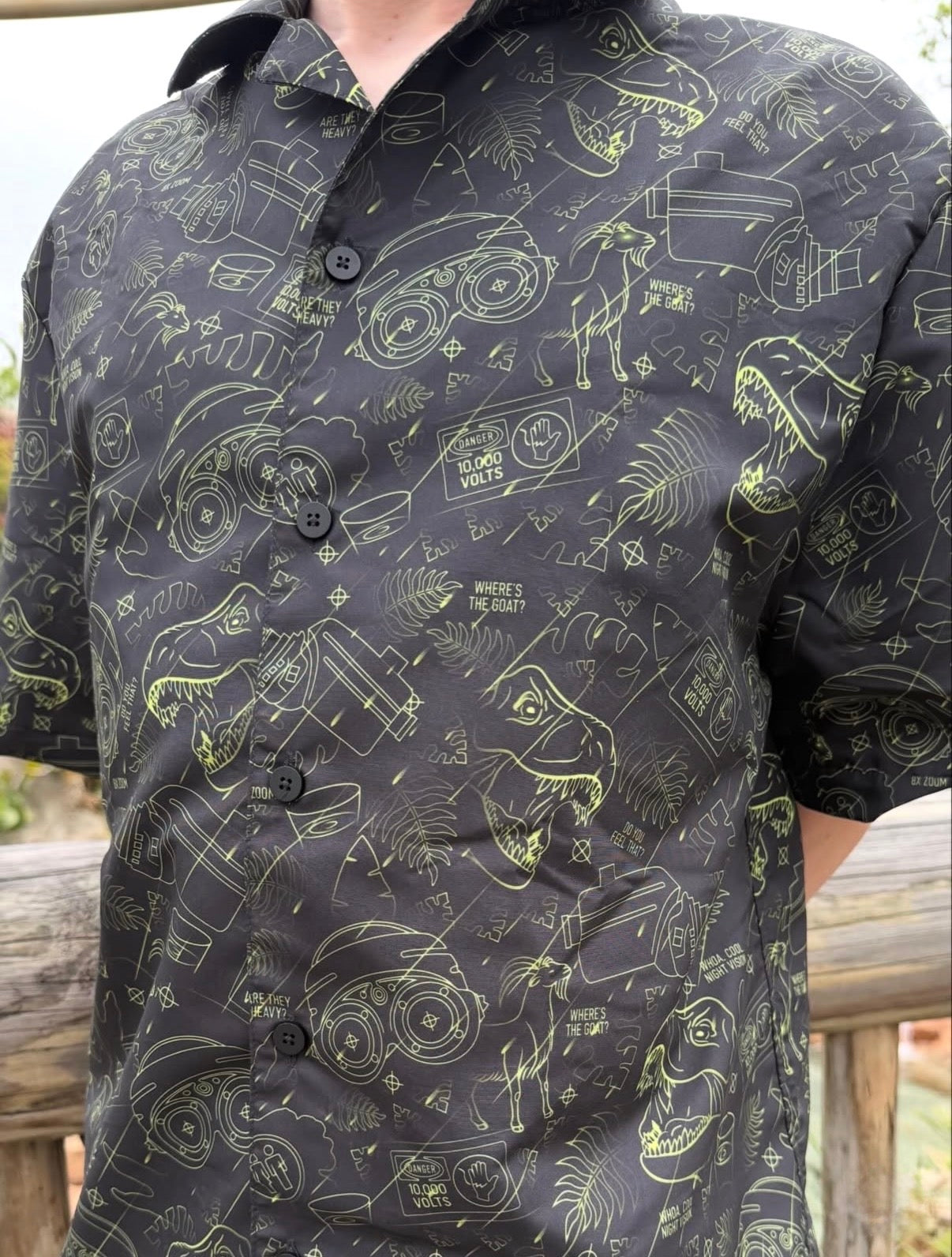 Oh Cool, Night Vision Unisex Button-Up