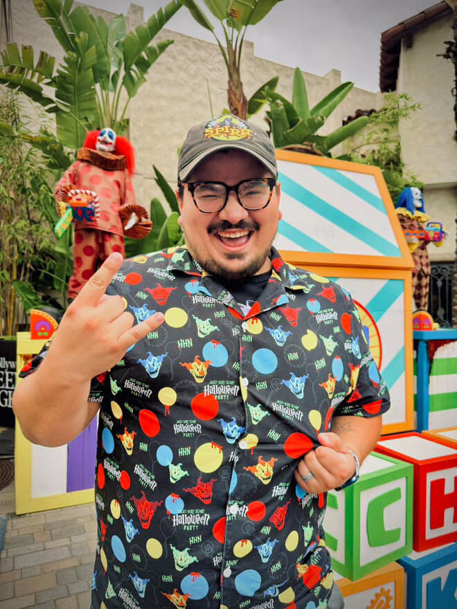 Jack's Halloween Party Unisex Button-Up