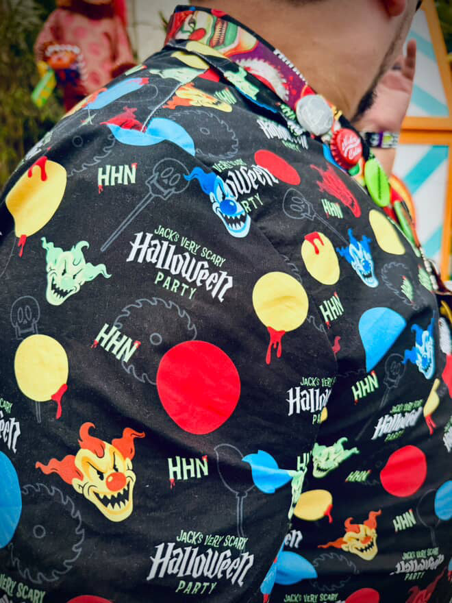 Jack's Halloween Party Unisex Button-Up
