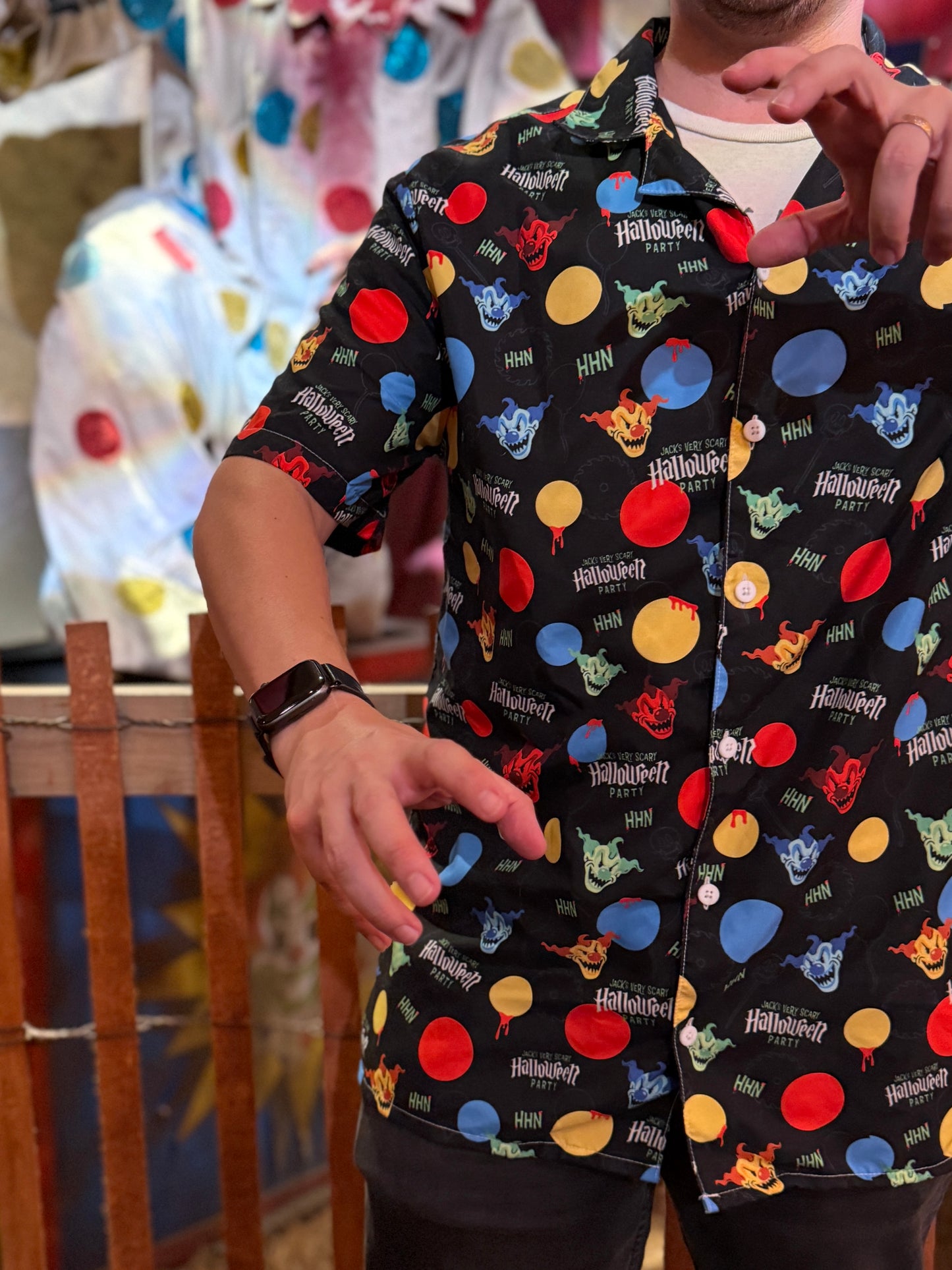 Jack's Halloween Party Unisex Button-Up