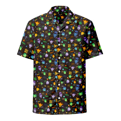Jack's Very Scary Halloween Party Button-Up