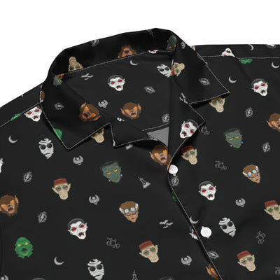 Classic Monsters UniSex Button-Up
