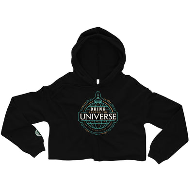 Drink Around The Universe - Crop Hoodie